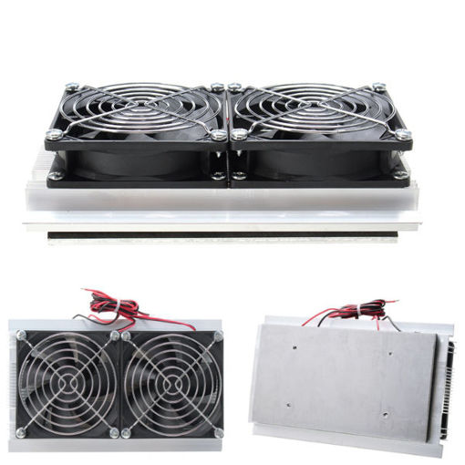 Immagine di DIY XD-2029 120W Large Flat Semiconductor Refrigerator Cooling Equipment Kit 12V-15.4V DC 7A-10A