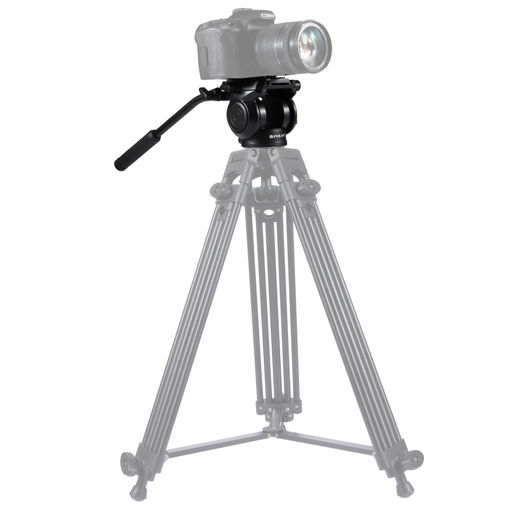 Picture of PULUZ PU3504B Heavy Duty Video Camera Tripod Action Fluid Drag Head with Sliding Plate