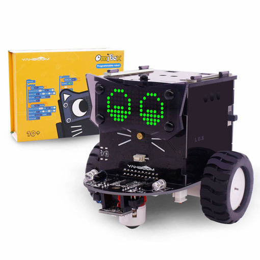Picture of Yahboom Omibox Programmable Robot Kit for Kids Based on Scratch 3.0 for Arduino STEAM Education DIY Toy Car with Tutorial