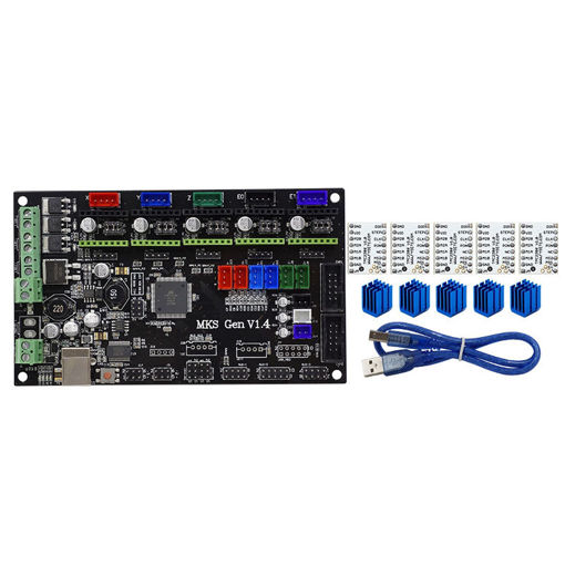Immagine di MKS-GEN V1.4 Integrated Controller Mainboard + 5pcs TMC2208 V1.0 Stepper Motor Driver For 3D Printer