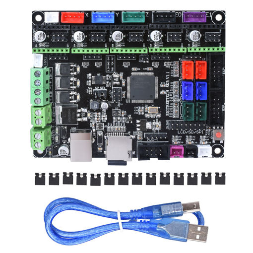 Picture of BIGTREETECH SKR V1.1 Control Board 32 Bit with ARM CPU 32bit Control Board Open Source Smoothieboard for 3D Printer Parts