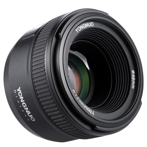 Picture of Yongnuo YN-50mm F1.8 Large Aperture Auto Focus Lens for Nikon DSLR Camera