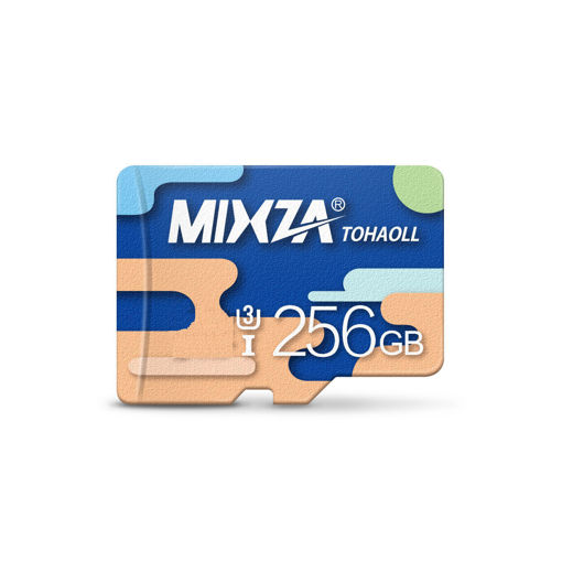 Picture of MIXZA Colorful Edition 256GB U3 TF Micro Memory Card for Digital Camera TV Box MP3 Smartphone