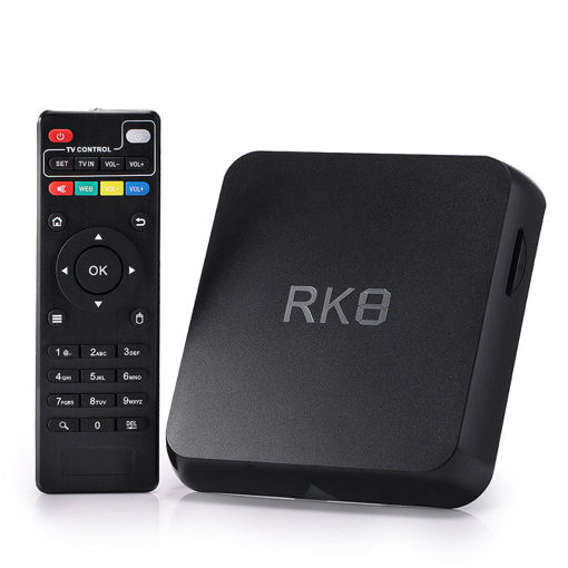 Immagine di RK8 Android 5.1 RK3368 Octa Core 2GB/8GB 2.4GHz/5.8GHz WiFi 1000M BT 4.0 HD TV Box Android Mini PC