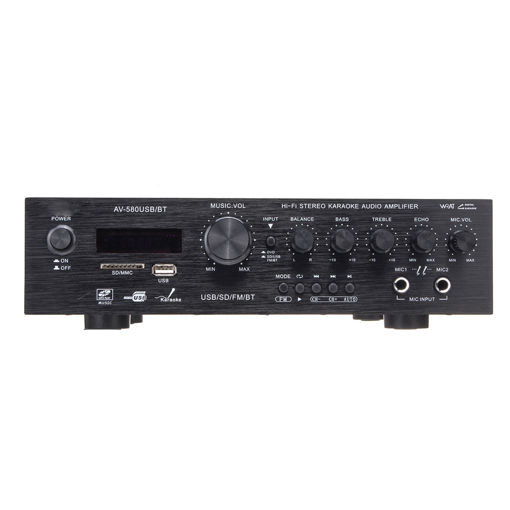 Immagine di Sunbuck AV-580USB/BT 600W bluetooth 5CH HIFI Karaoke Amplifier Support USB Memory Card Microphone