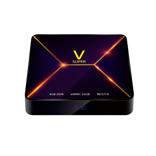 Picture of Super V RK3318 4GB RAM 32GB ROM bluetooth 4.0 Android 9.0 4K VP9 TV Box