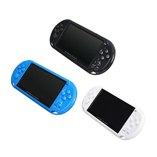 Immagine di X9-S Rechargeable 5.0 inch 8G Handheld Retro Game Console Video MP3 Player Camera