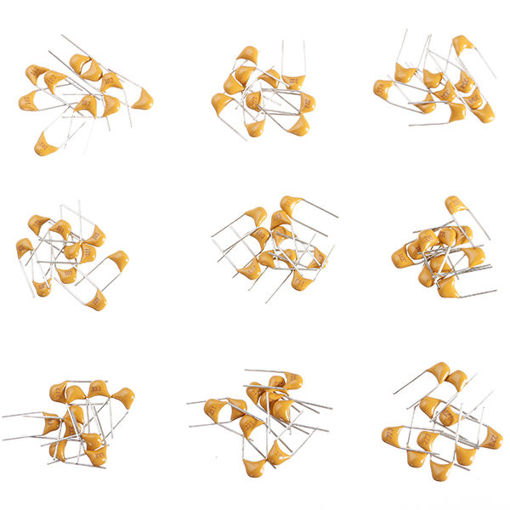 Picture of 540pcs 50V 20pF - 1uF 18 Values Leaded Multilayer / Monolithic Ceramic Capacitor Assorted Kit