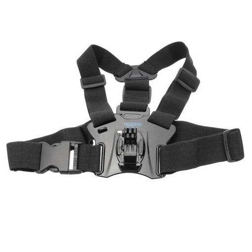 Immagine di Adjustable Chest Strap Belt Body Tripod Harness Mount for Gopro Hero 5 4 3 2 1 SJCAM Xiaomi Yi
