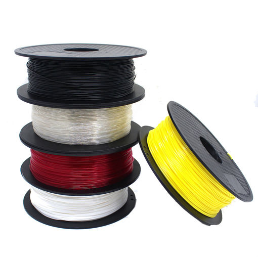 Immagine di CCTREE Black/White/Red/Transparent/Yellow 1.75mm 1Kg/Roll TPU Filament for 3D Printer Reprap