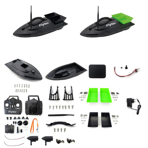 Immagine di Flytec 2011-5 Generation Fishing Bait Rc Boat Kit Without Circuit Board Battery Motor Servo