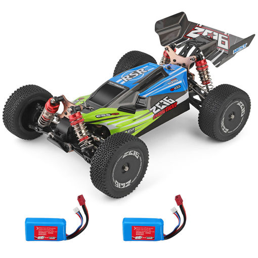 Immagine di Wltoys 144001 1/14 2.4G 4WD High Speed Racing RC Car Vehicle Models 60km/h Two Battery