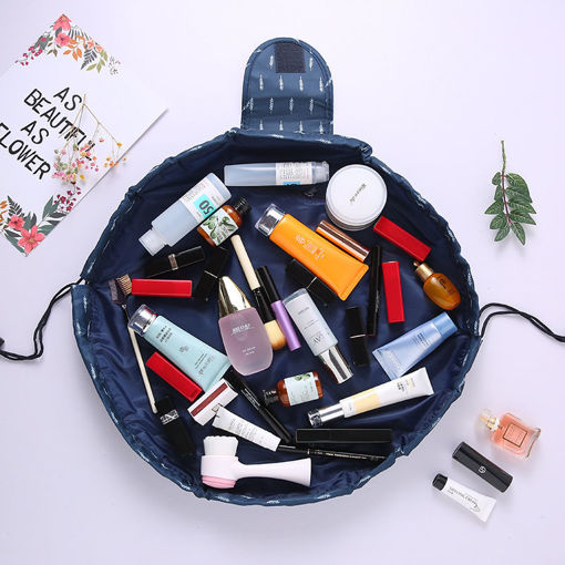 Immagine di Quick Pack Large Capacity Cosmetic Bag Lazy Makeup Multifunction Portable Waterproof Travel Bag