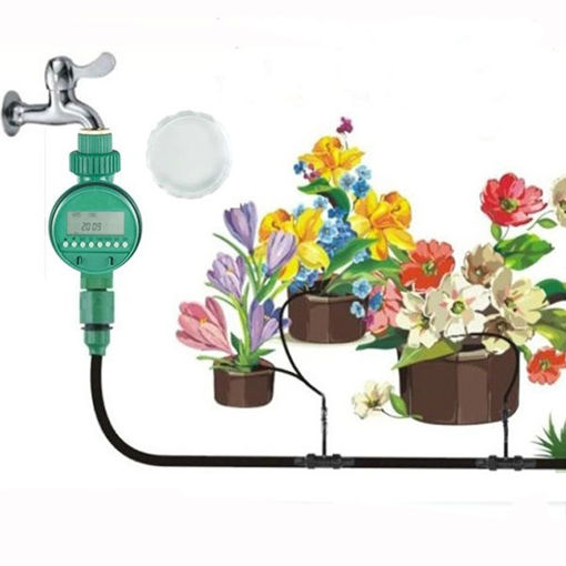 Immagine di Intelligent Automatic Flowers Watering Timer House Garden Water Timer