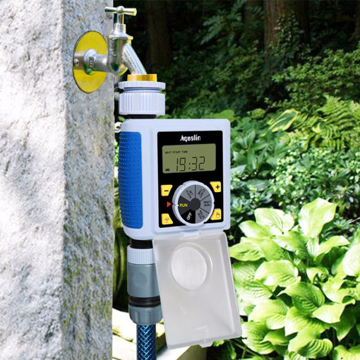 Immagine di Digital Garden Water Timer Dial LCD Screen Automatic Electronic Waterproof Irrigation Controller
