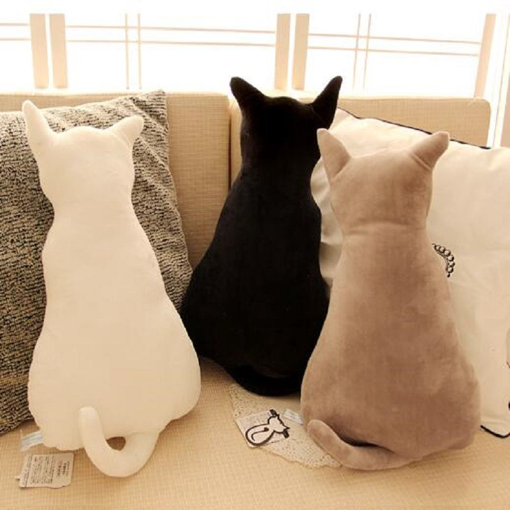 Immagine di KCASA KC Super Cute Soft Plush Cat Back Sofa Pillow Cushion Stuffed Animal Doll Pillows