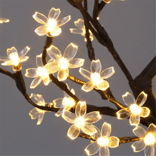 Immagine di 45cm LED Cherry Blossom Bonsai Sakura Tree with 72 LED Fairy Light Table Lamp