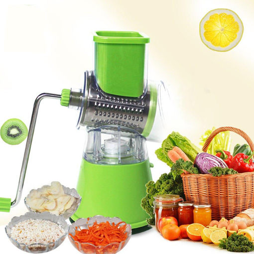 Picture of Muti-funtion Vegetable Cutter Machine Fruit Cutter Hand-operated Roller Shreding Grinding Tools