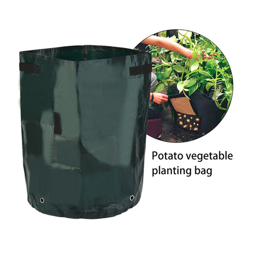 Immagine di Graden 50L Large Capacity Potato Grow Planter Vegetable Bags Taro Sweet Tomato Pouch With Window