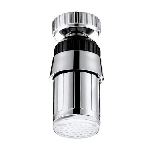 Picture of Mrosaa 360 Rotation LED Water Faucet Tap Heads Aerators Temperature Sensor 3 Colors