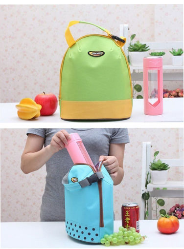 Immagine di Thicked Keep Fresh Ice Bag Lunch Tote Bag Thermal Food Camping Picnic Bags Travel Bags Lunch Bag