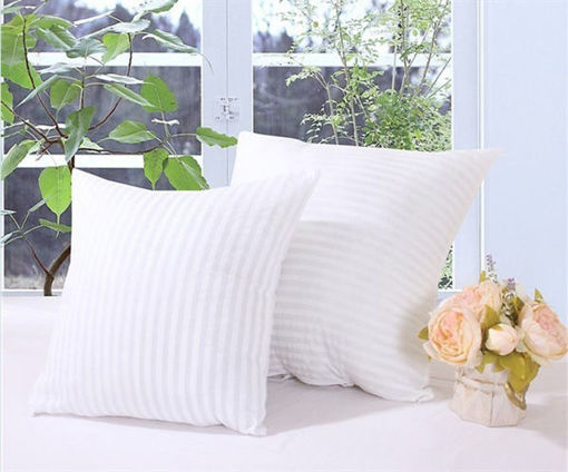 Immagine di 2 Size Striped Vacuum Compression Pillow Core Square Pillow Inner Cushion Insert Sofa Decor