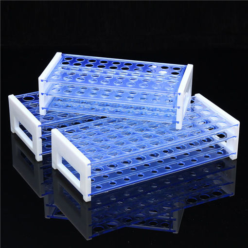 Picture of 40/50 Holes Vents Plastic Centrifugal Deck Test Tube Rack Holder Laboratory