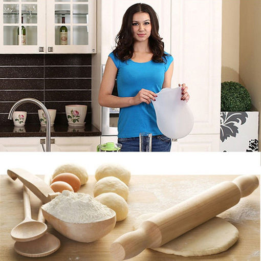Picture of DIY Cooking Pastry Tools Soft Porcelain Silicone Preservation Magic Kneading Dough Bag