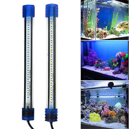 Immagine di Aquarium Waterproof LED Light Bar Fish Tank Submersible Down Light Tropical Aquarium Product 2.5W20CM