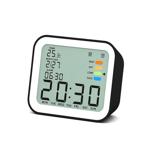 Immagine di Loskii DC-005 Multi-Function Rotating Induction Alarm Clock Timer Calendar Function