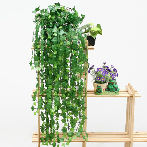 Picture of Honana HG-GD1 10Pcs 7.9 Feet Artificial Ivy Leaves Flower Vine Home Garden Decoration